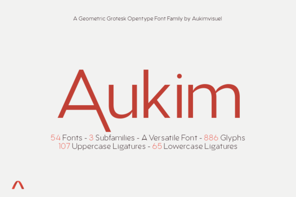 Aukim: Bold Display Font for Creative Projects
