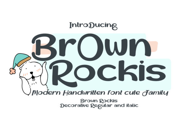 Brown Rockis: A Charming Display Font for Creative Projects
