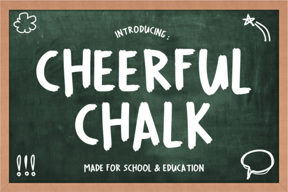 Cheerful Chalk: Bring Nostalgic Charm to Your Designs