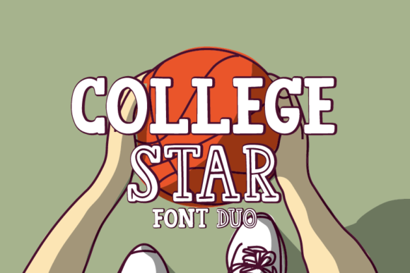 College Star: A Vintage Display Font for Timeless Designs