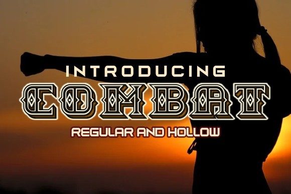 Combat: Bold Typography for Fearless Design