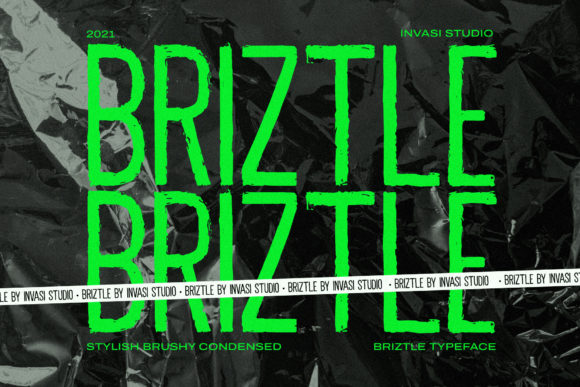 Discover Briztle: A Fresh, Modern Brush Typeface for Impactful Design