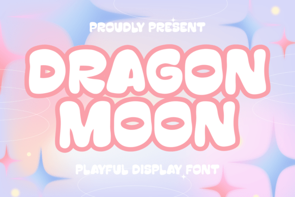 Discover Dragon Moon: A Playful Display Font for Creative Projects