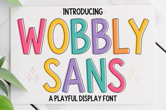 Discover the Playful Charm of Wobbly Sans