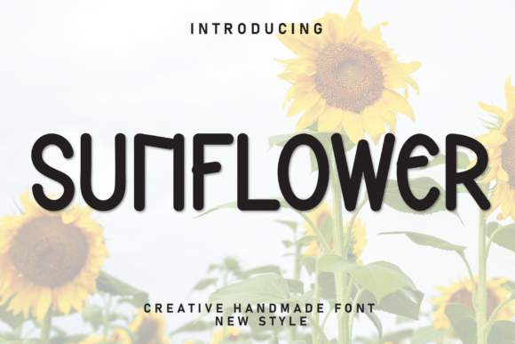 Discover the Sunflower Handwritten Display Font