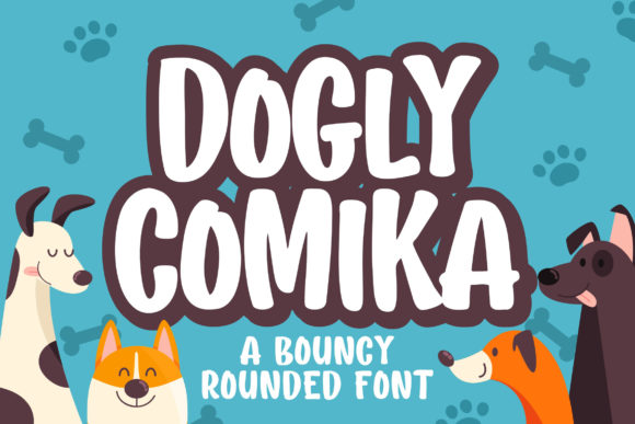 Dogly Comika: A Playful Display Font for Creative Projects