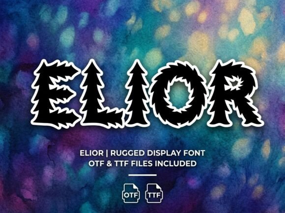 Elior: A Decorative Display Font for Bold, Artistic Projects