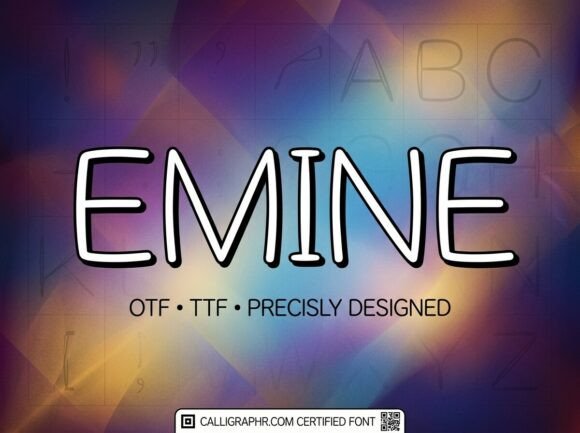 Emine: A Bold Decorative Font for Impactful Design