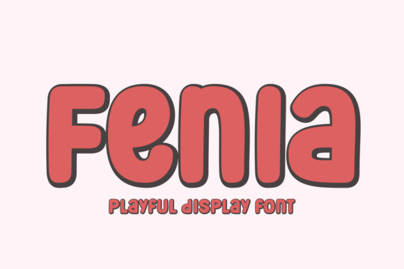 Fenia: A Font That Blends Playful Charm with Modern Design