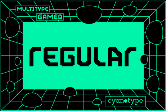 Gamer Regular: A Bold, Pixelated Display Font for Modern Design