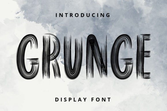 Grunge: The Bold Display Font for Authentic Urban Designs