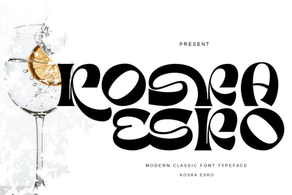 Koska Esko: A Whimsical Display Font for Modern Creators