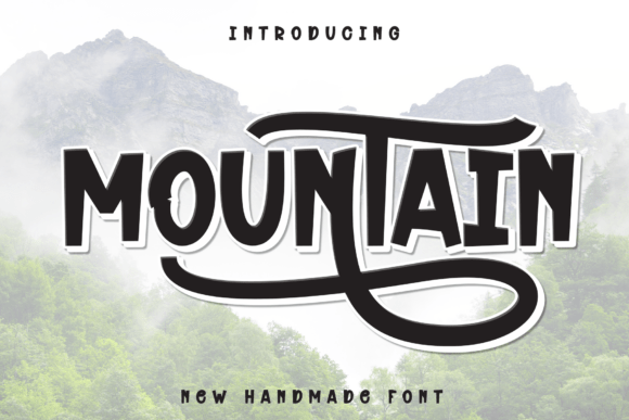 Mountain: A Sweet Handwritten Font for Joyful Designs