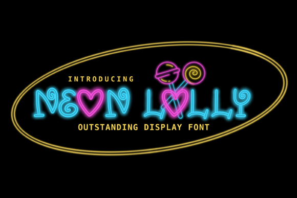 Neon Lolly: The Display Font That Makes Designs Pop
