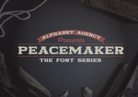 Peacemaker: A Cool, Bold Vintage Display Font