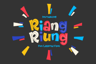 Riangriung: A Playful Font for Creative Kids' Projects