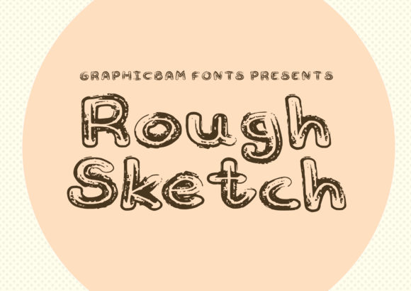 Rough Sketch: A Display Font with Dark, Brushed Charm