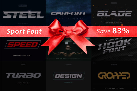 Sport Bundle: Dynamic Fonts for Powerful Design