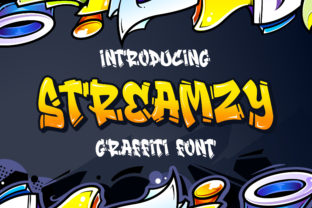 Streamzy: A Graffiti Font with Urban Confidence
