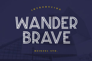 Wander Brave: A Timeless Display Font for Bold Designs